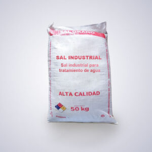 Saco de sal industrial granulada 50 lbs