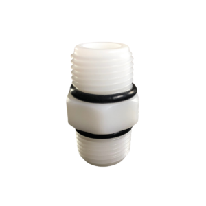 Niple plástico de 1/2" con empaque